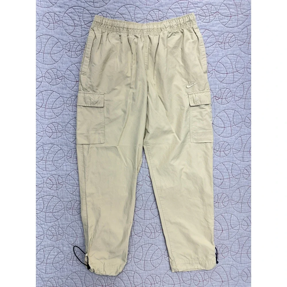 Nike Cargo Pants Beige Unlined Utility Woven / Mens Medium